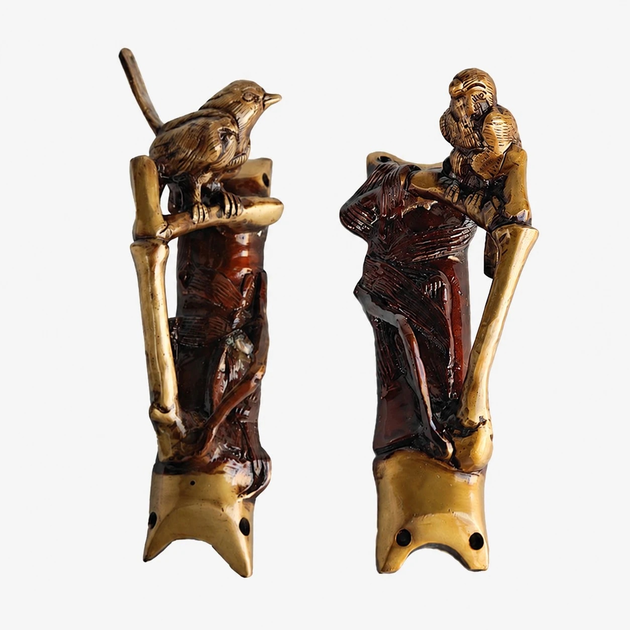 Handcrafted Brass Animal Door Handles 54